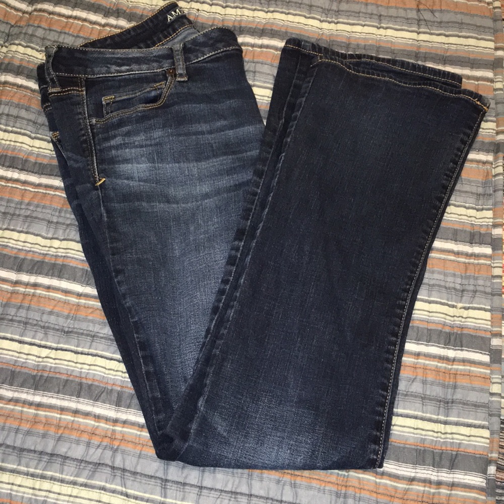 American Eagle skinny kick bootcut jeans size 14